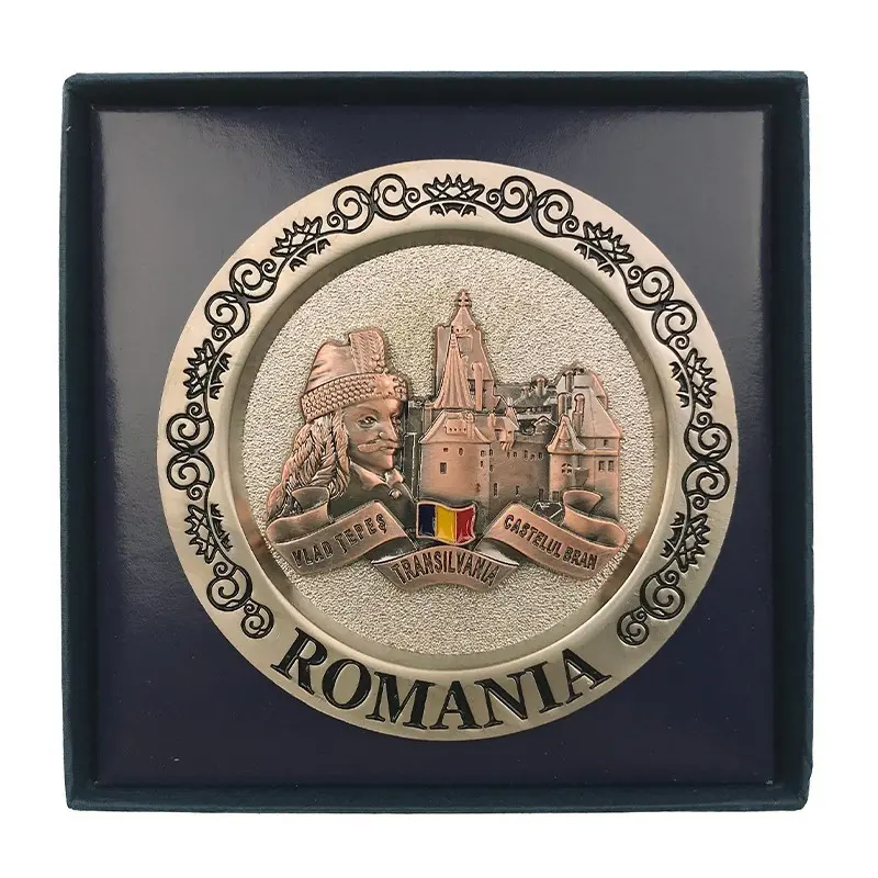 Castelul bran, vlad tepes, ornament metalic cu suport romania